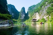 Explore the scenic landscapes of Ninh Binh on a day trip from Hanoi. Visit the Bai Dinh Pagoda, climb to the top of Mua Cave, and take a boat ride through the Trang An Scenic Landscape.